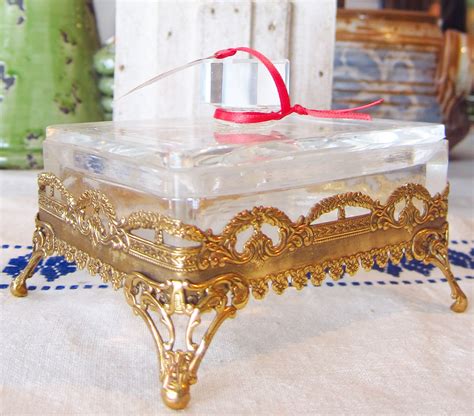 antique trinket holder box